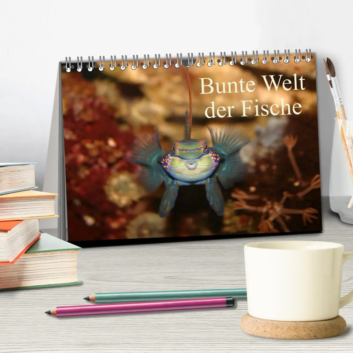 Bild: 9783516150414 | Bunte Welt der Fische (Tischkalender 2026 DIN A5 quer), CALVENDO...