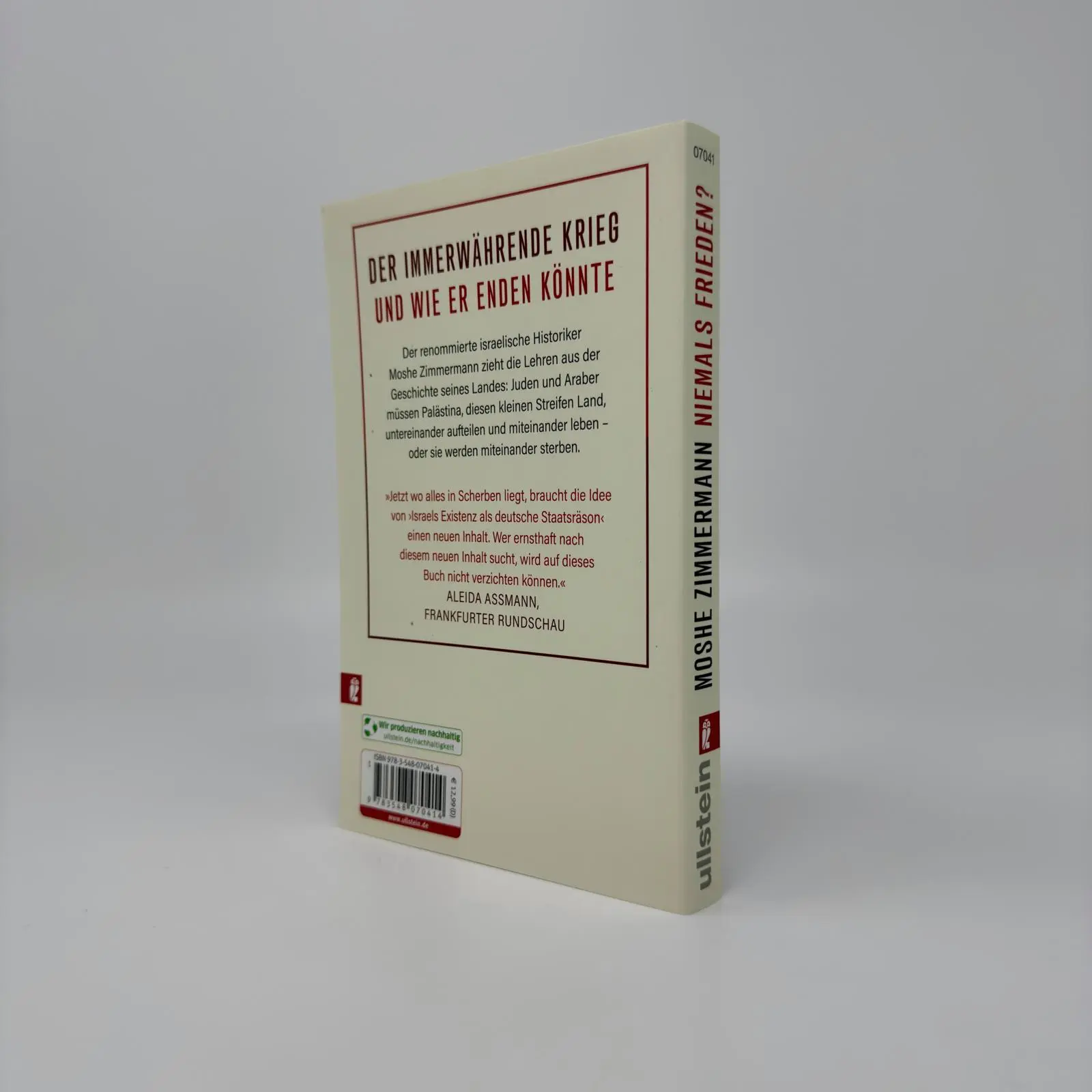 Bild: 9783548070414 | Niemals Frieden? | Moshe Zimmermann | Taschenbuch | 192 S. | Deutsch