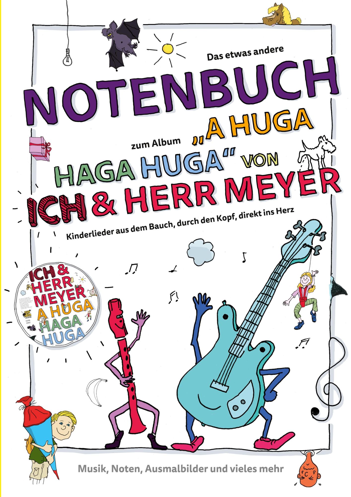 Cover: 9783981770414 | A HUGA HAGA HUGA Notenbuch | ICH &amp; HERR MEYER | Jens Brix (u. a.)