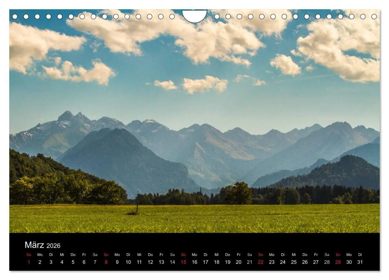 Bild: 9783516140514 | Im Allgäu bei Oberstdorf (Wandkalender 2026 DIN A4 quer), CALVENDO...