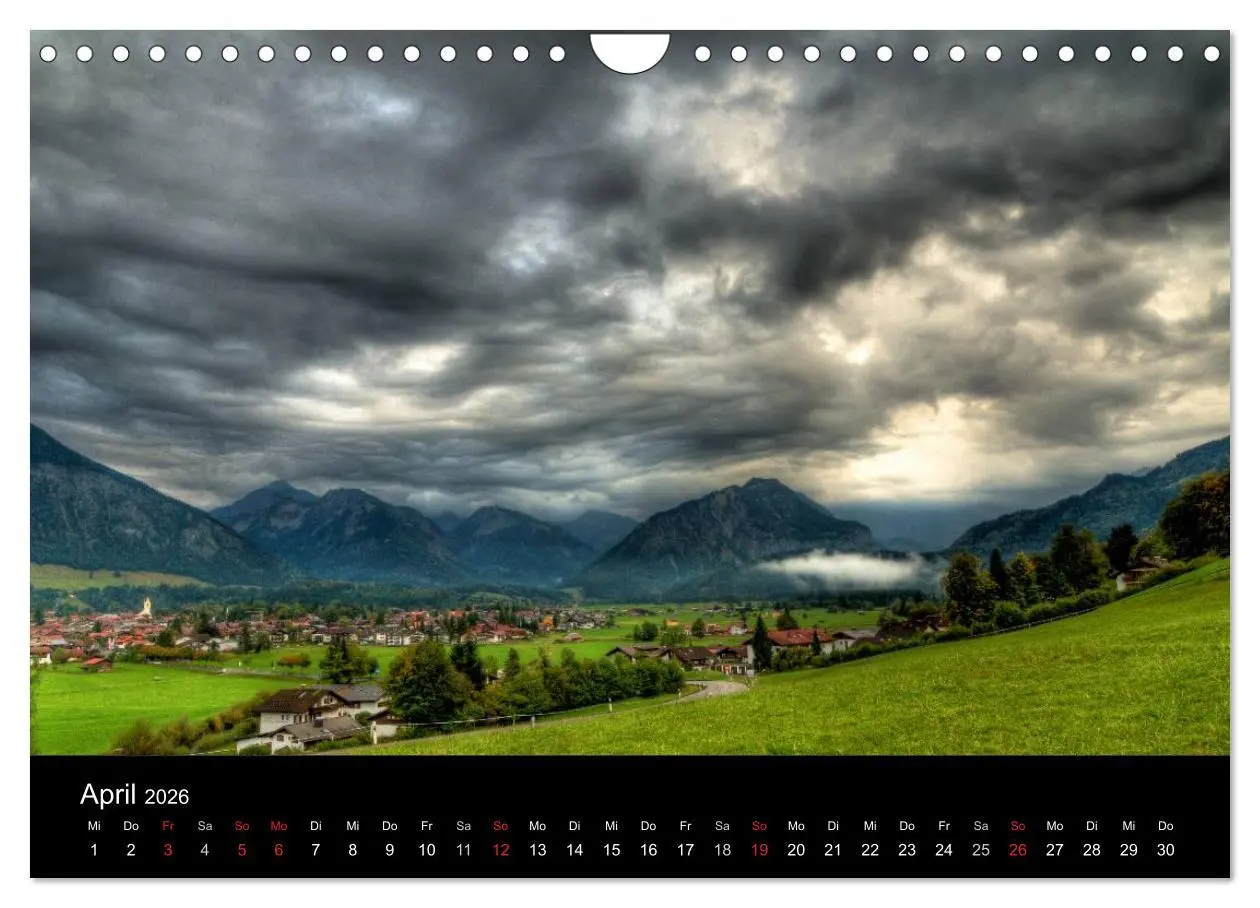 Bild: 9783516140514 | Im Allgäu bei Oberstdorf (Wandkalender 2026 DIN A4 quer), CALVENDO...