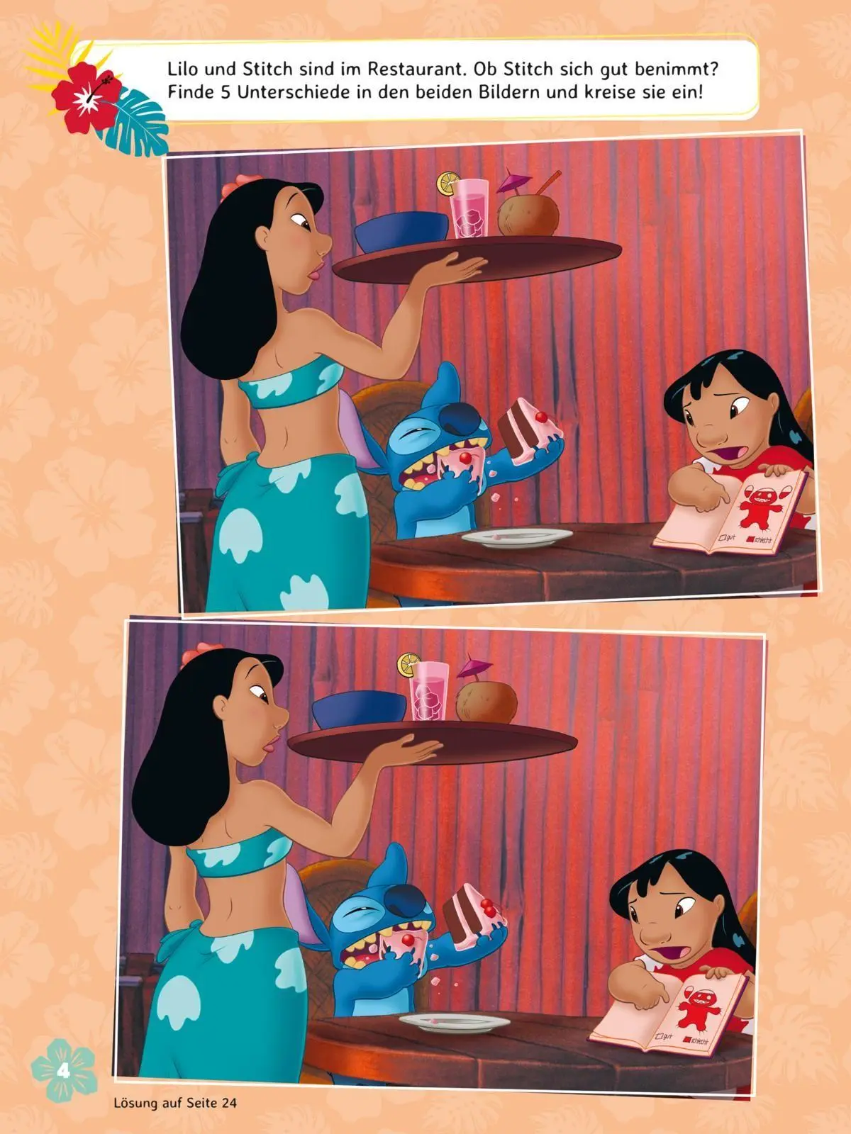 Bild: 9783845130514 | Disney Kreative Beschäftigung: Stitch: Mein lustiges Stickerbuch