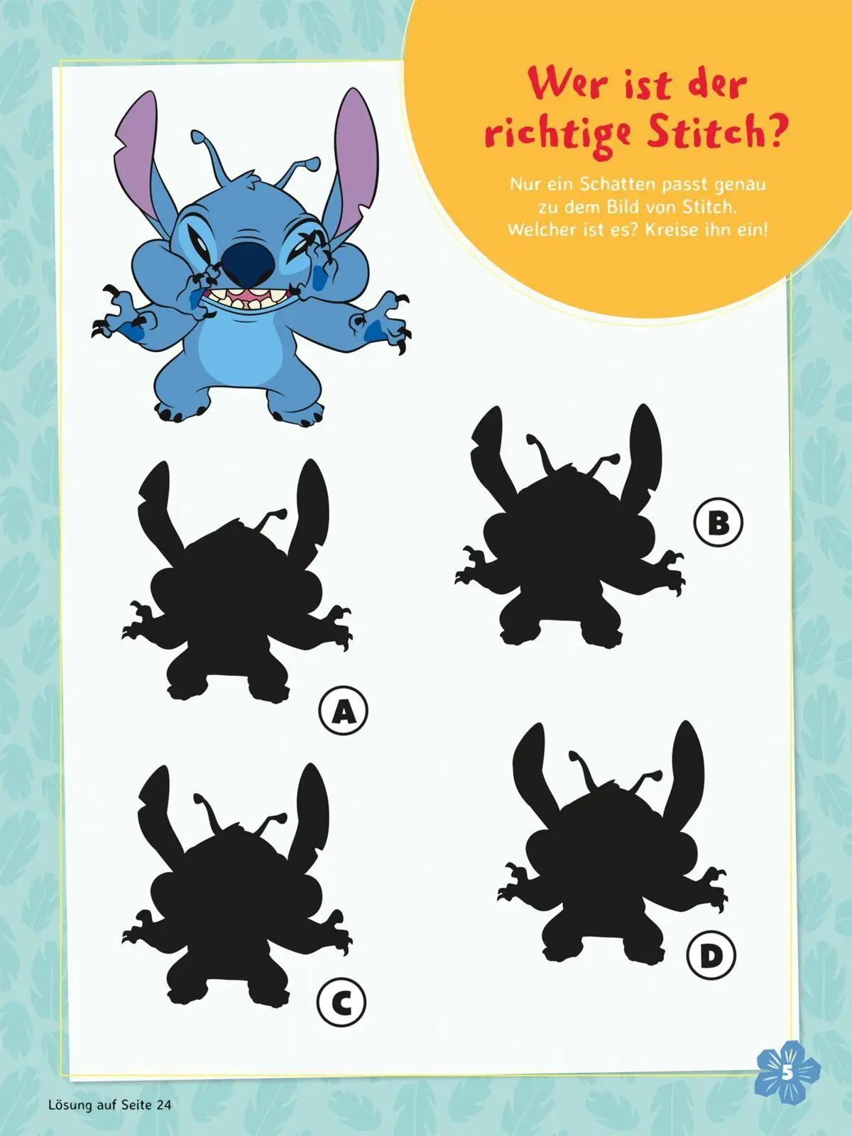 Bild: 9783845130514 | Disney Kreative Beschäftigung: Stitch: Mein lustiges Stickerbuch