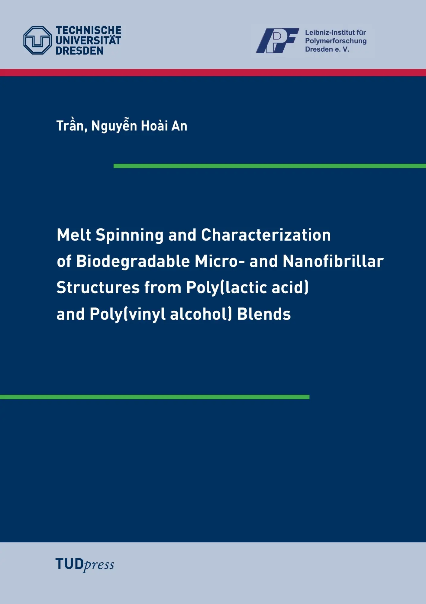 Cover: 9783959080514 | Melt Spinning and Characterization of Biodegradable Micro- and...