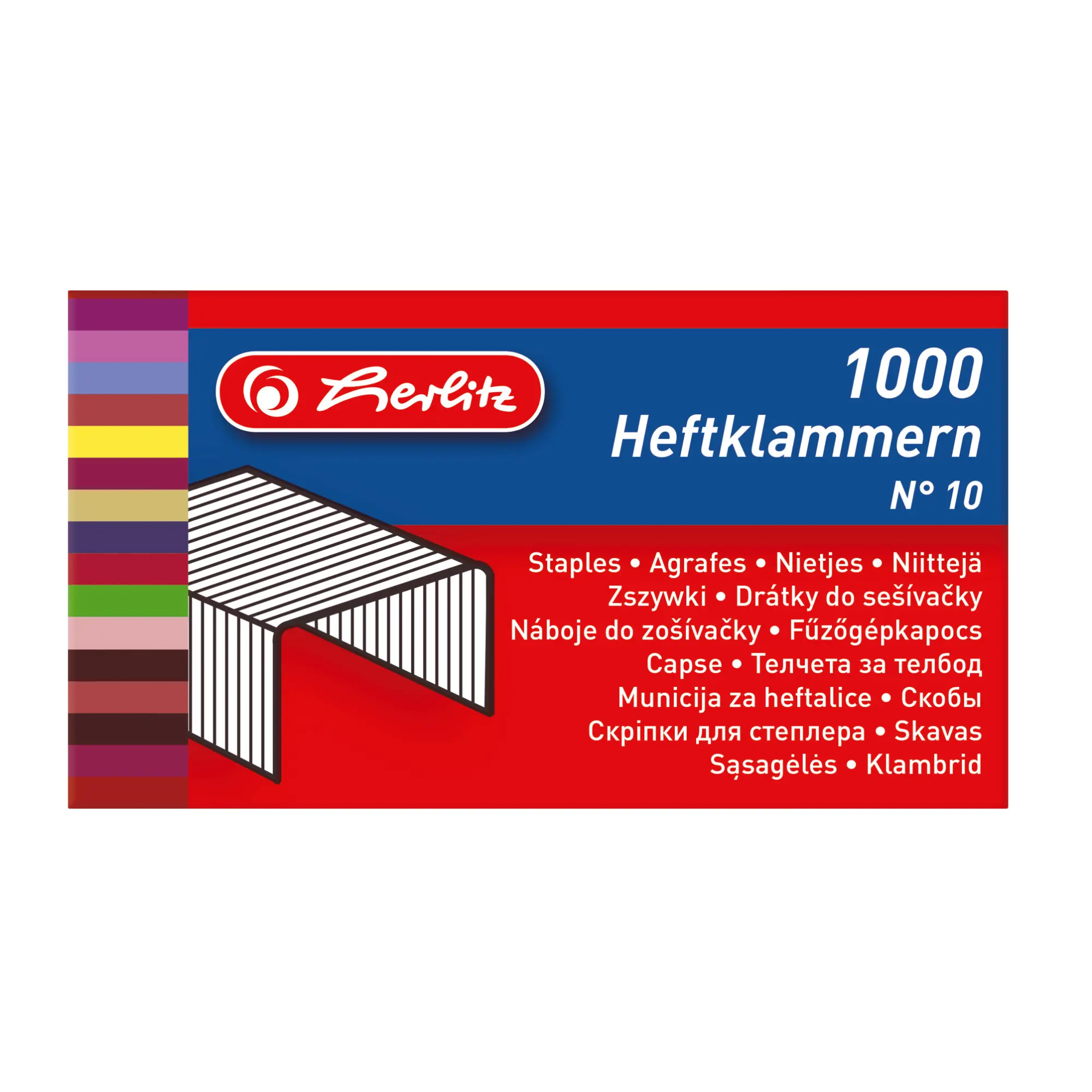 Cover: 4008118760614 | Herlitz Heftklammer No.10 verzinkt 1000 Stück | 8760613 | 2021
