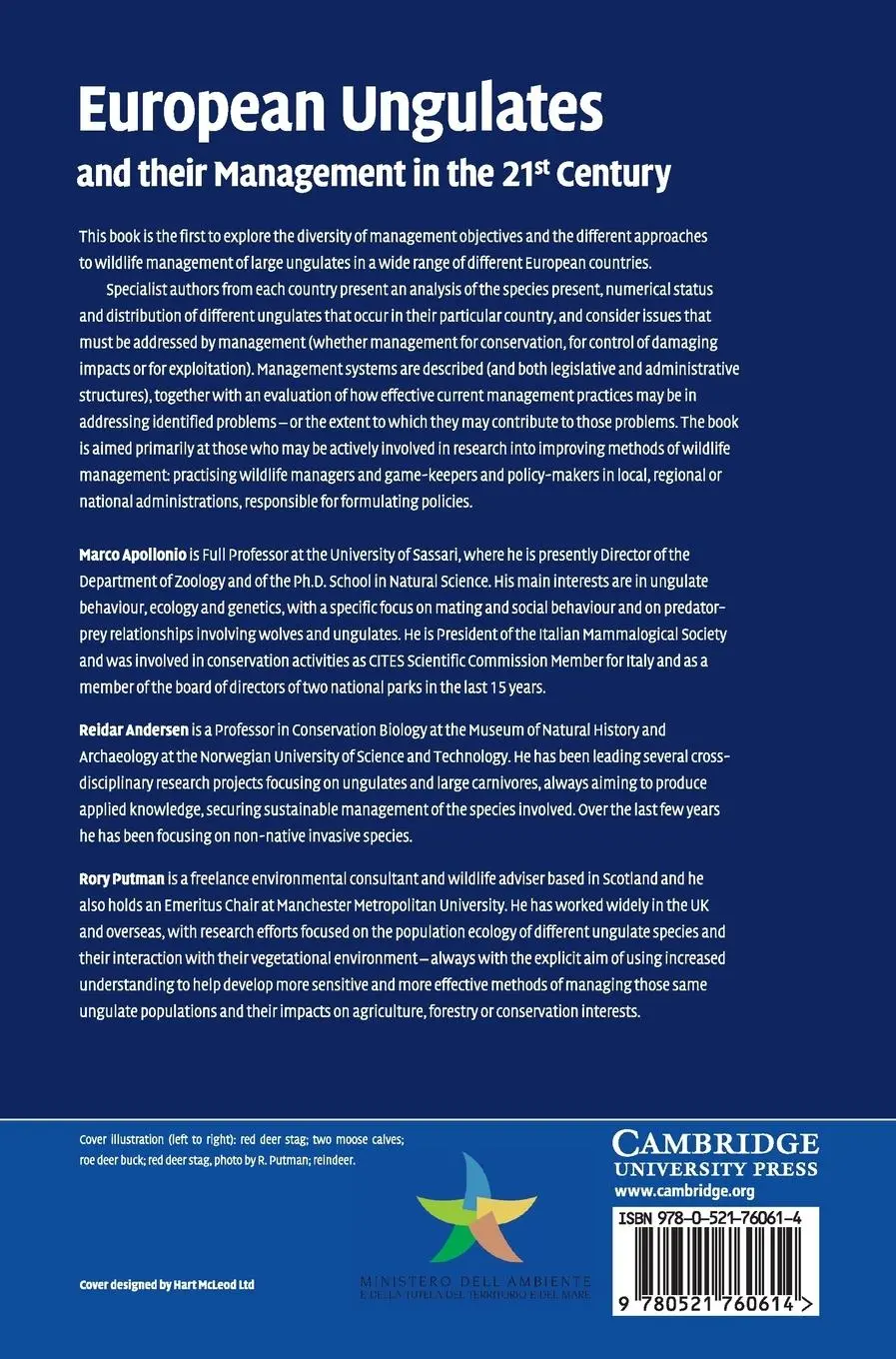 Rückseite: 9780521760614 | European Ungulates and their Management in the 21st Century | Buch