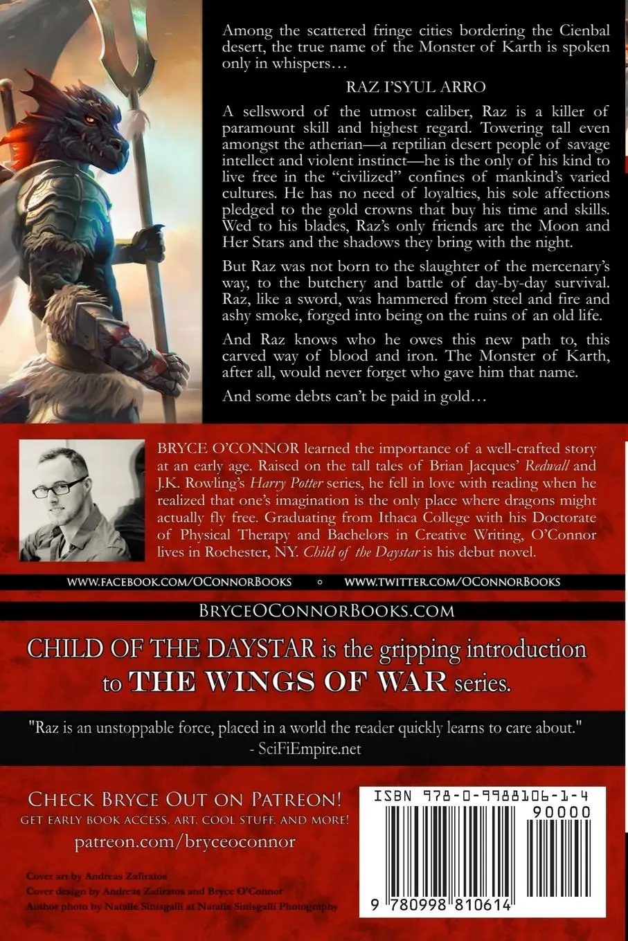 Rückseite: 9780998810614 | Child of the Daystar | Bryce O'Connor | Taschenbuch | Englisch | 2017