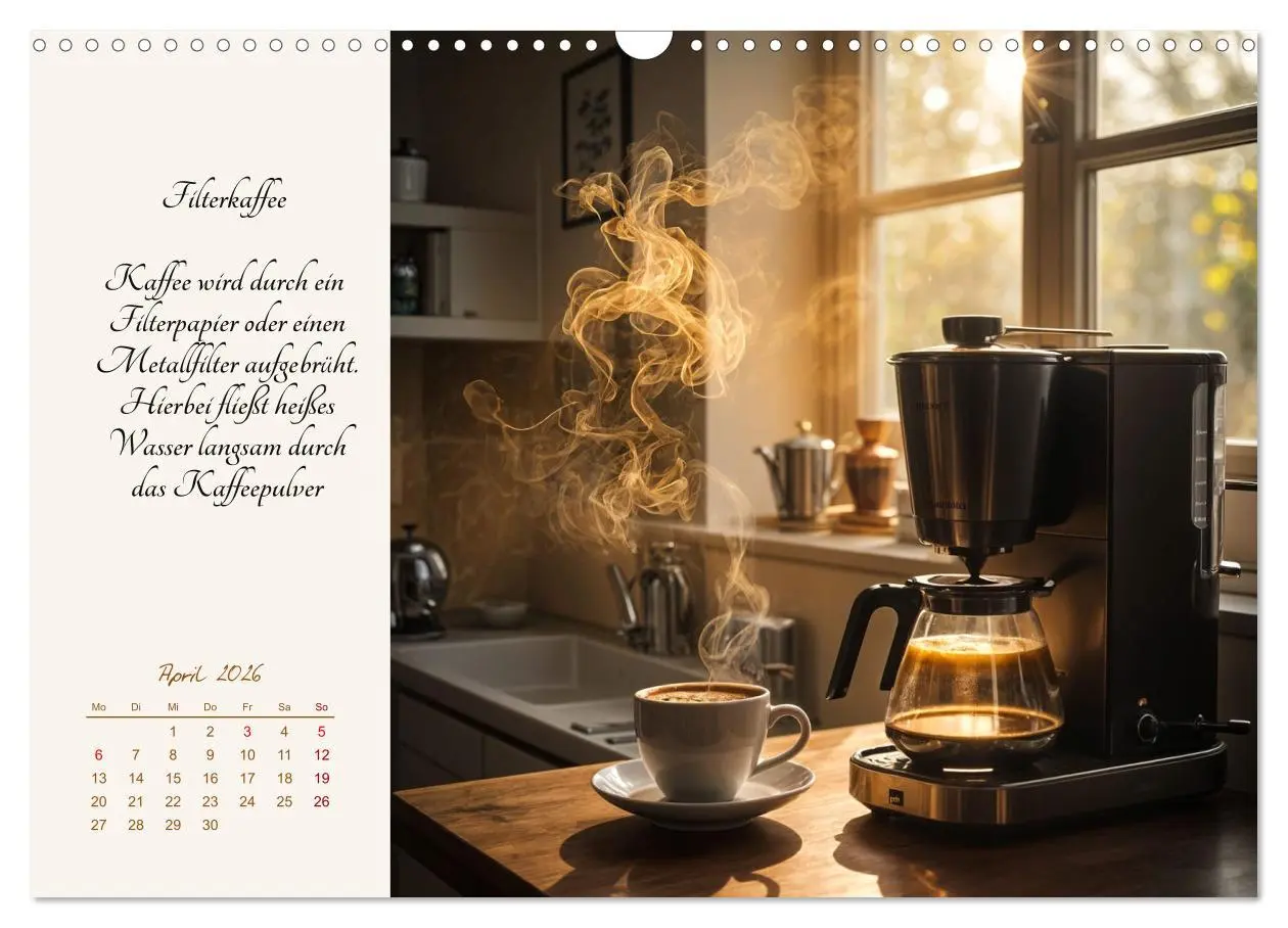 Bild: 9783457350614 | KI - Kaffee und Genuss 12 Monate im Aroma (Wandkalender 2026 DIN A3...