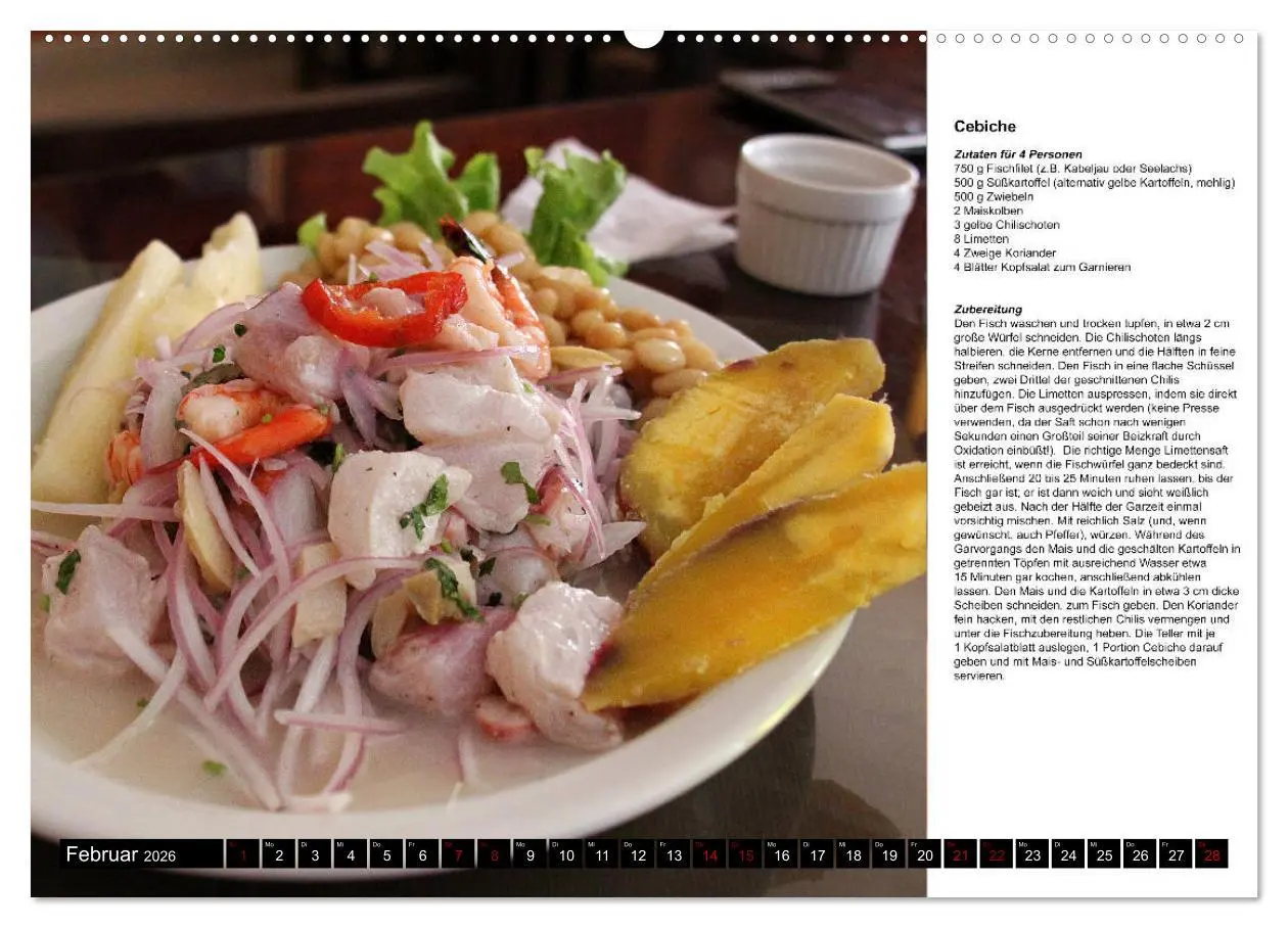 Bild: 9783457730614 | PERU - Kulinarisch (hochwertiger Premium Wandkalender 2026 DIN A2...