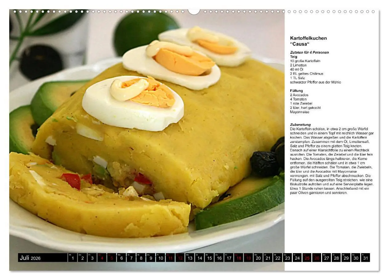Bild: 9783457730614 | PERU - Kulinarisch (hochwertiger Premium Wandkalender 2026 DIN A2...