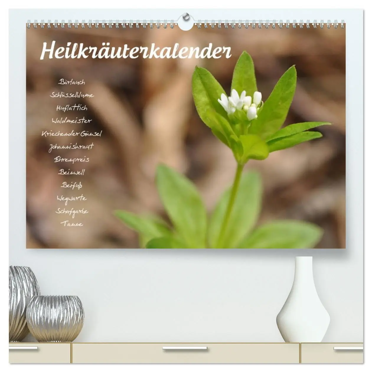 Cover: 9783516130614 | Heilkräuterkalender (hochwertiger Premium Wandkalender 2026 DIN A2...
