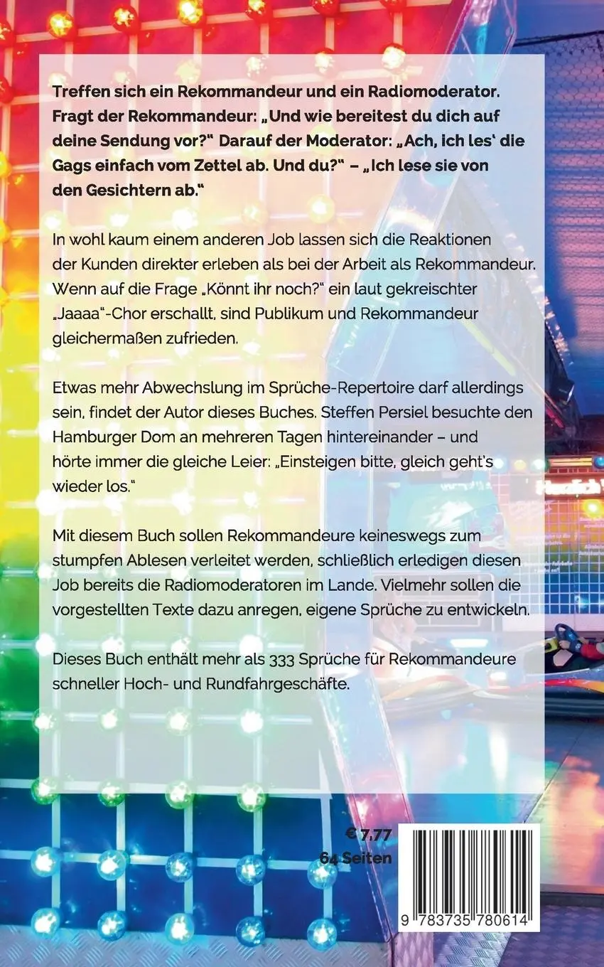 Rückseite: 9783735780614 | Frische, freche Sprüche für Rekommandeure | Einer geht noch! | Persiel