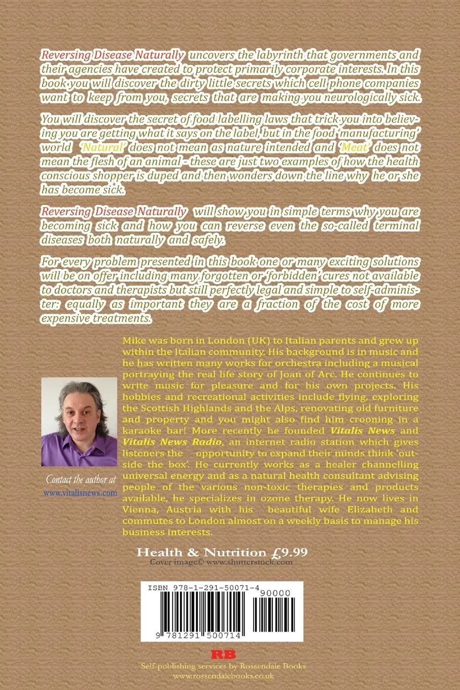 Rückseite: 9781291500714 | Reversing Disease Naturally | Mike Cavalli | Taschenbuch | Englisch