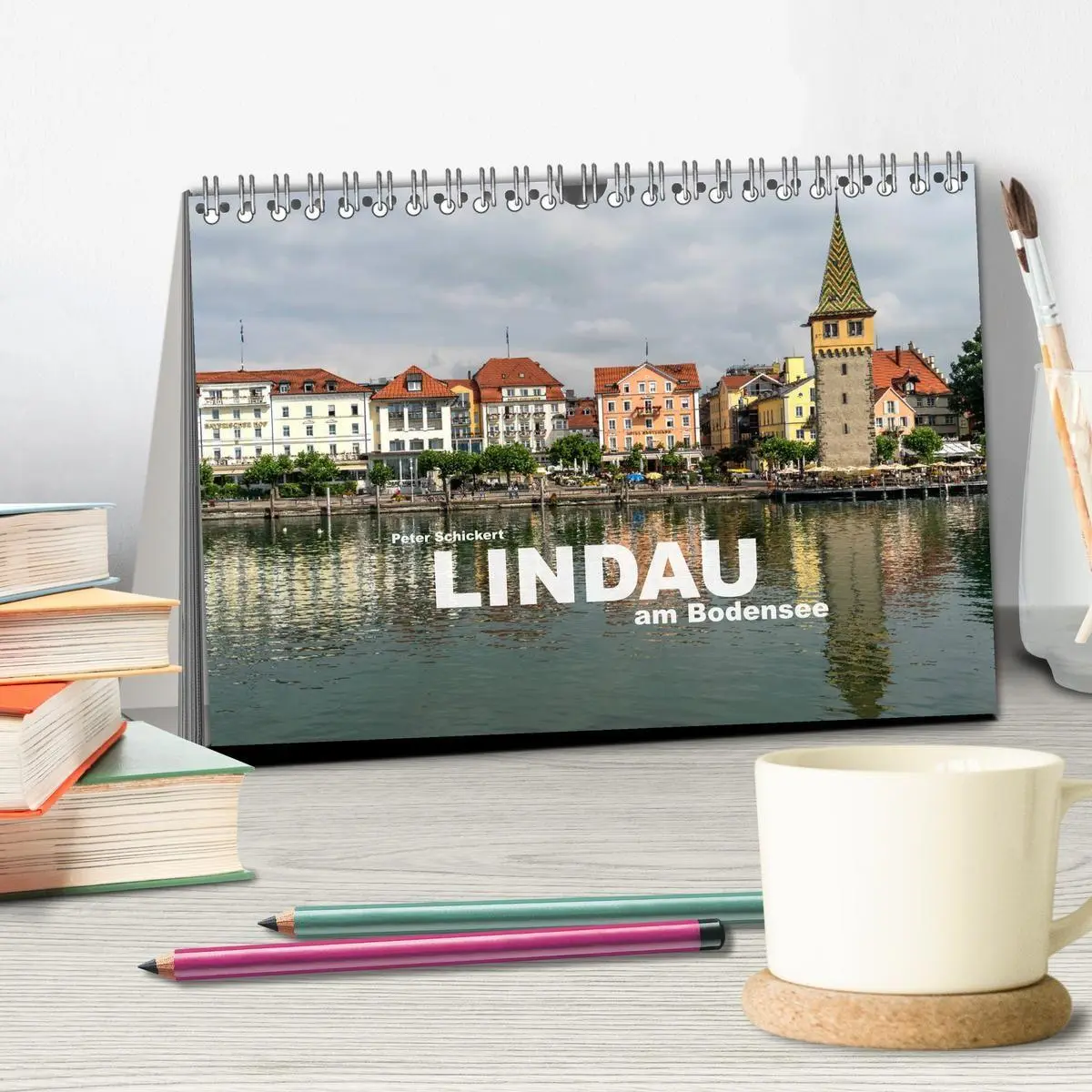 Bild: 9783569830714 | Lindau am Bodensee (Tischkalender 2027 DIN A5 quer), CALVENDO...