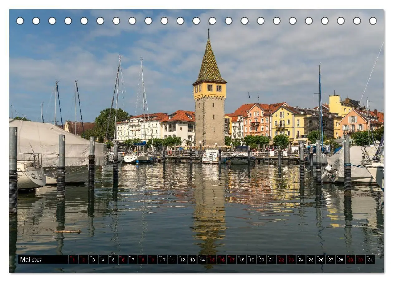 Bild: 9783569830714 | Lindau am Bodensee (Tischkalender 2027 DIN A5 quer), CALVENDO...