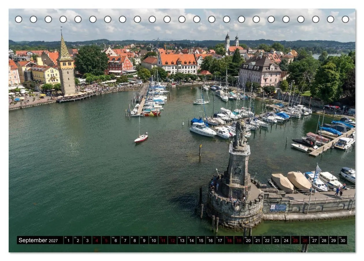 Bild: 9783569830714 | Lindau am Bodensee (Tischkalender 2027 DIN A5 quer), CALVENDO...