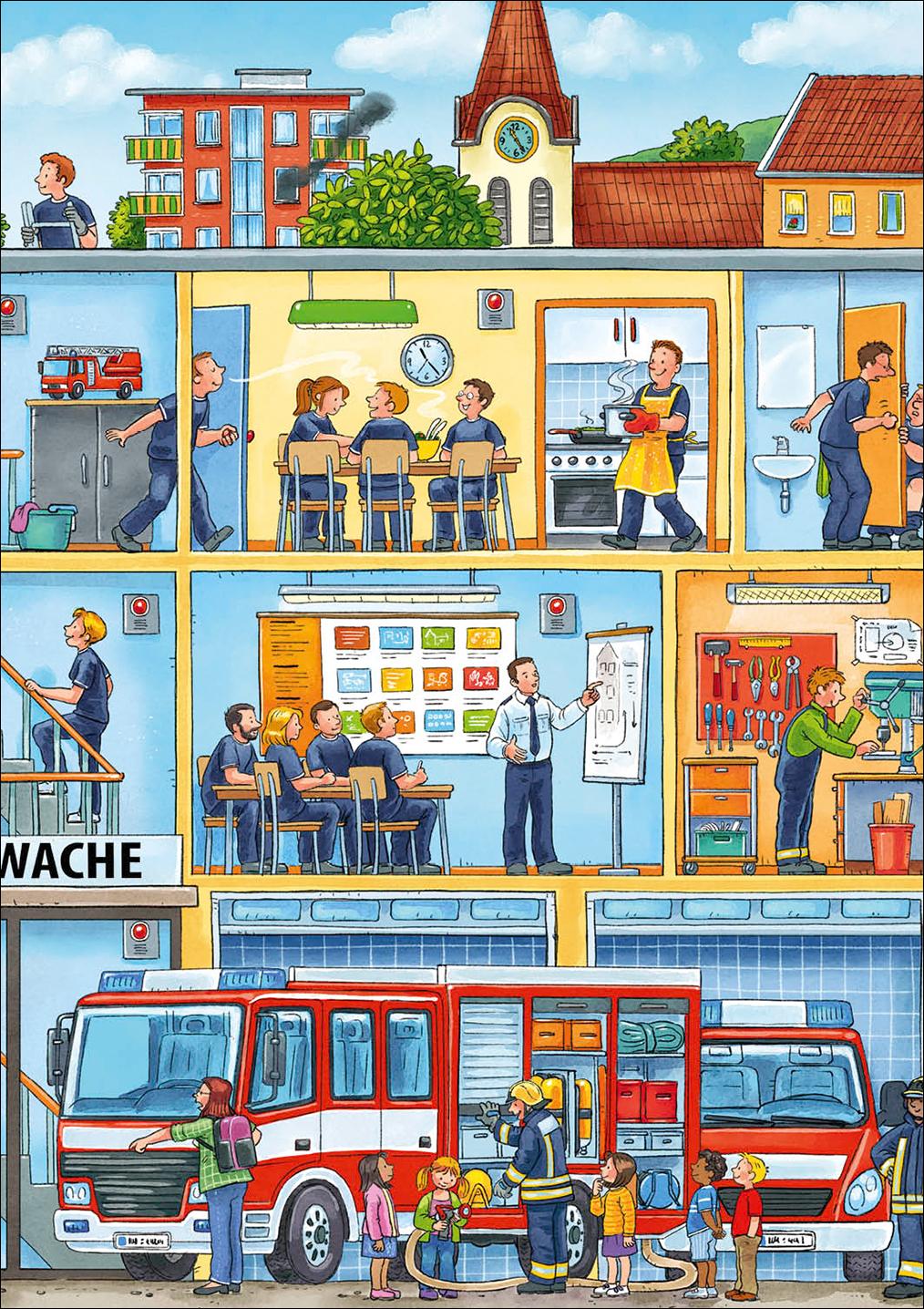 Bild: 9783743210714 | Wo ist das kleine Feuerwehrauto? | Loewe Von Anfang An | Buch | 16 S.