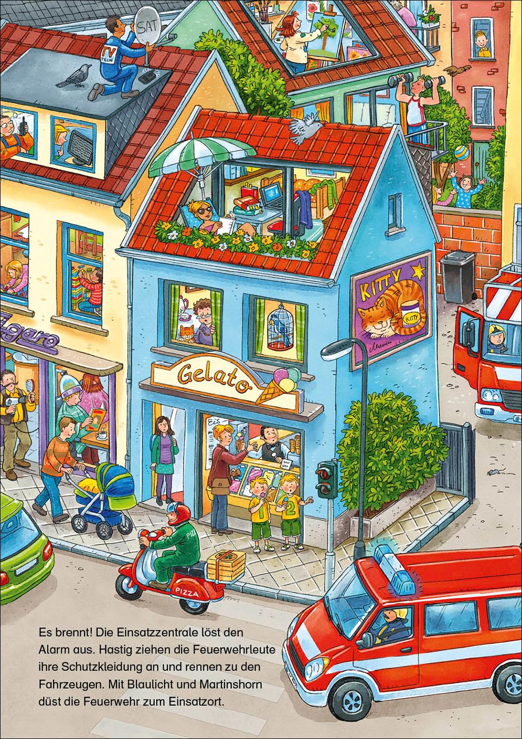 Bild: 9783743210714 | Wo ist das kleine Feuerwehrauto? | Loewe Von Anfang An | Buch | 16 S.