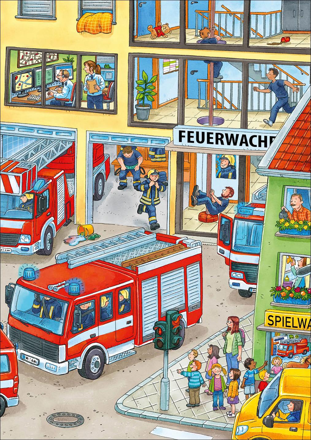 Bild: 9783743210714 | Wo ist das kleine Feuerwehrauto? | Loewe Von Anfang An | Buch | 16 S.