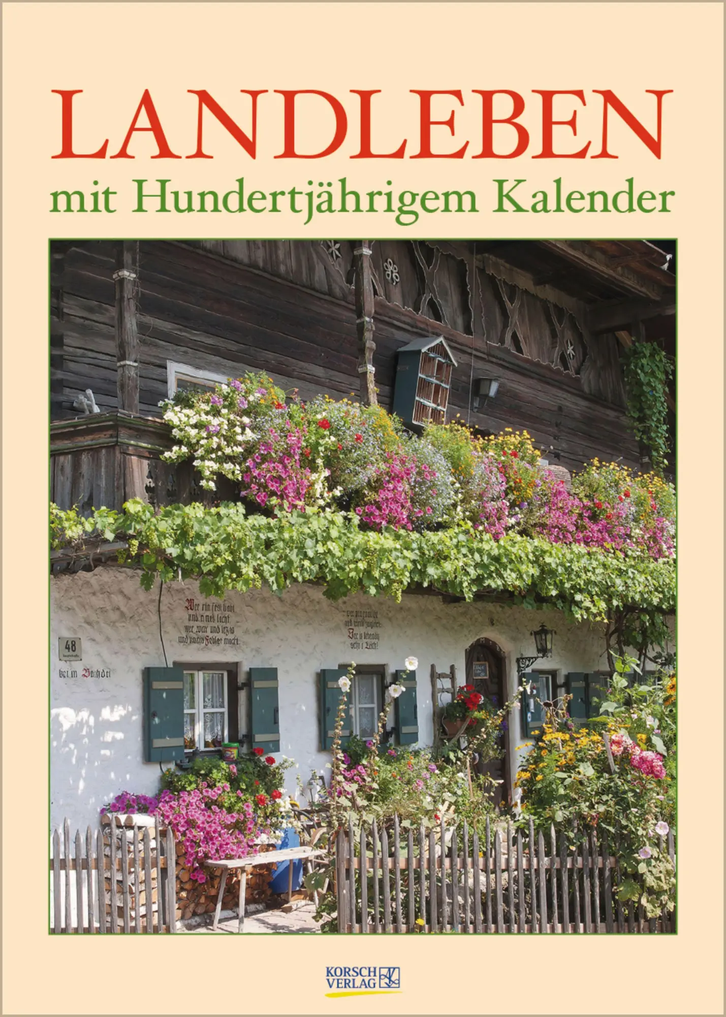 Cover: 9783819300714 | Landleben mit Hundertjährigem Kalender 2027 | Verlag Korsch | Kalender
