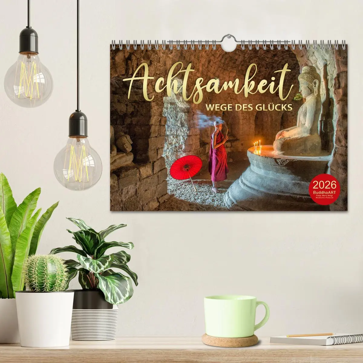 Bild: 9783457640814 | ACHTSAMKEIT - Wege des Glücks (Wandkalender 2026 DIN A4 quer),...