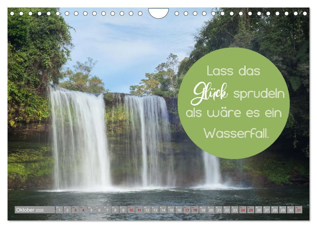 Bild: 9783457640814 | ACHTSAMKEIT - Wege des Glücks (Wandkalender 2026 DIN A4 quer),...