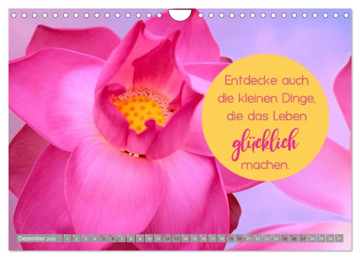 Bild: 9783457640814 | ACHTSAMKEIT - Wege des Glücks (Wandkalender 2026 DIN A4 quer),...