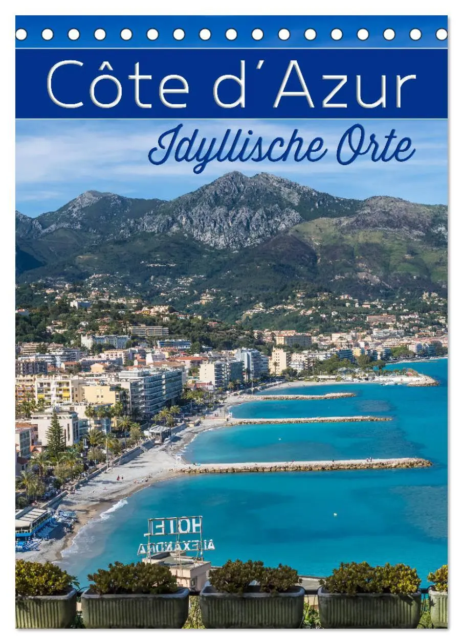 Cover: 9783516420814 | CÔTE D'AZUR Idyllische Orte (Tischkalender 2026 DIN A5 hoch),...