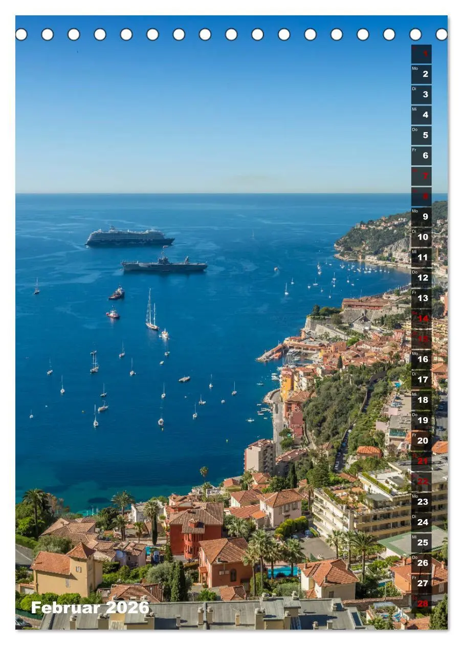 Bild: 9783516420814 | CÔTE D'AZUR Idyllische Orte (Tischkalender 2026 DIN A5 hoch),...