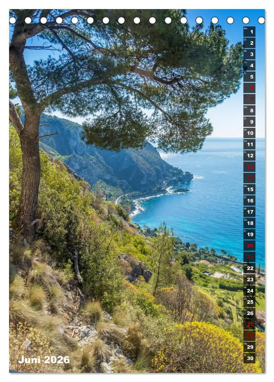 Bild: 9783516420814 | CÔTE D'AZUR Idyllische Orte (Tischkalender 2026 DIN A5 hoch),...