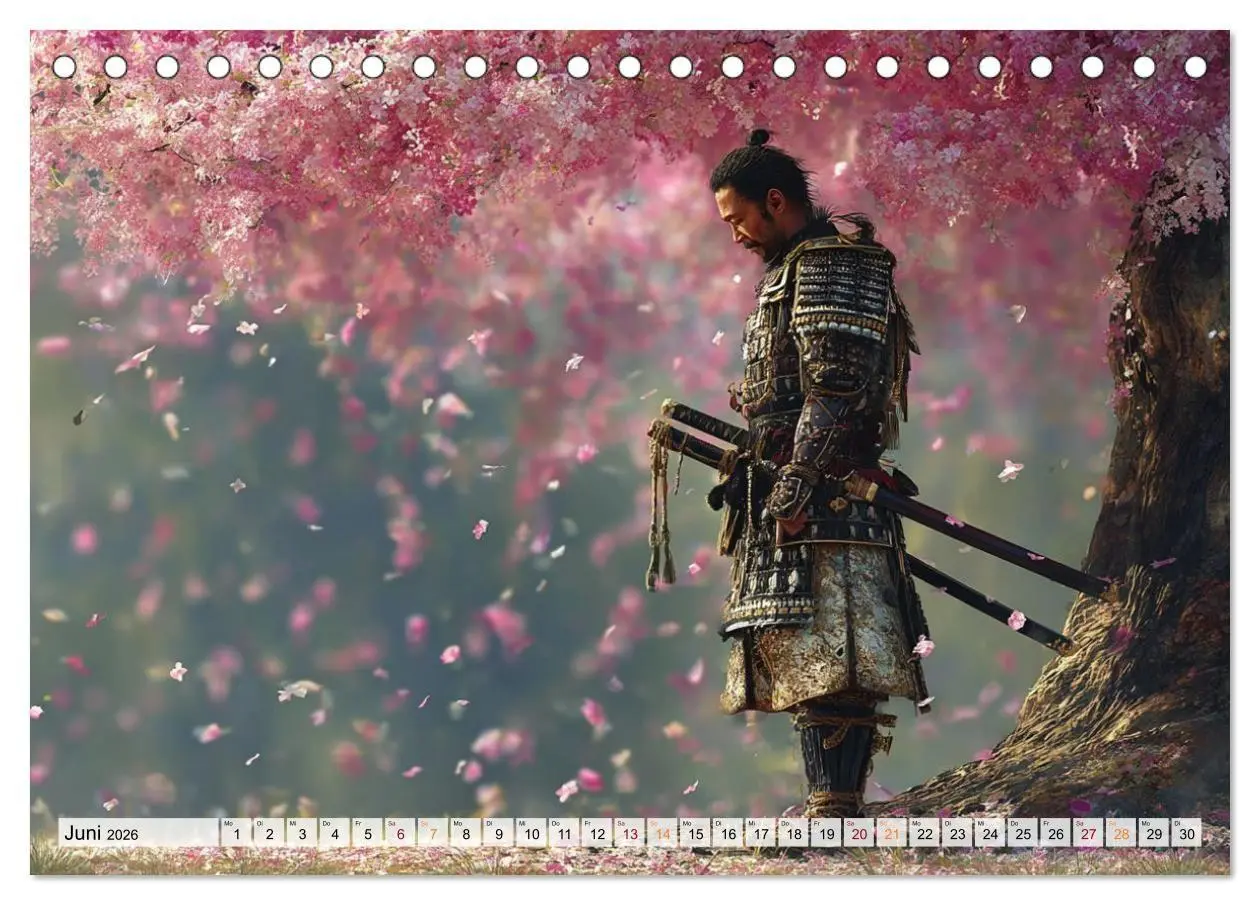 Bild: 9783516660814 | Die Seele des Schwertes - Samurai im Bild (Tischkalender 2026 DIN...
