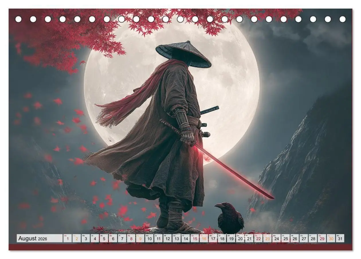 Bild: 9783516660814 | Die Seele des Schwertes - Samurai im Bild (Tischkalender 2026 DIN...