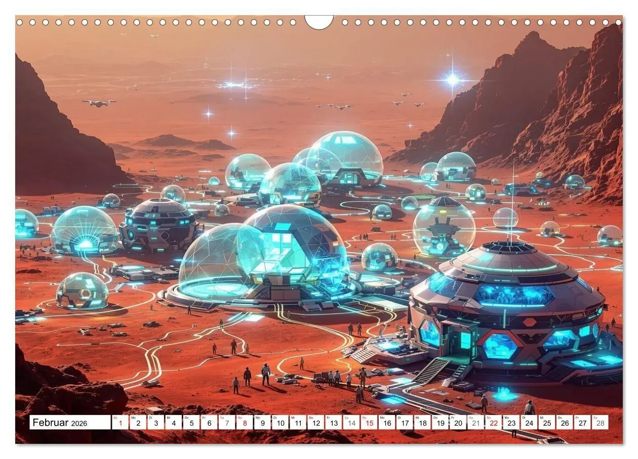 Bild: 9783516730814 | Neuer Morgen Mars (Wandkalender 2026 DIN A3 quer), CALVENDO...