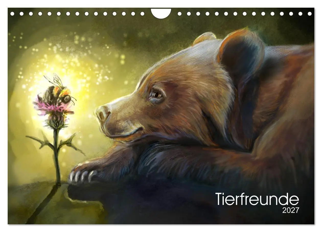 Cover: 9783569510814 | Tierfreunde (Wandkalender 2027 DIN A4 quer), CALVENDO Monatskalender