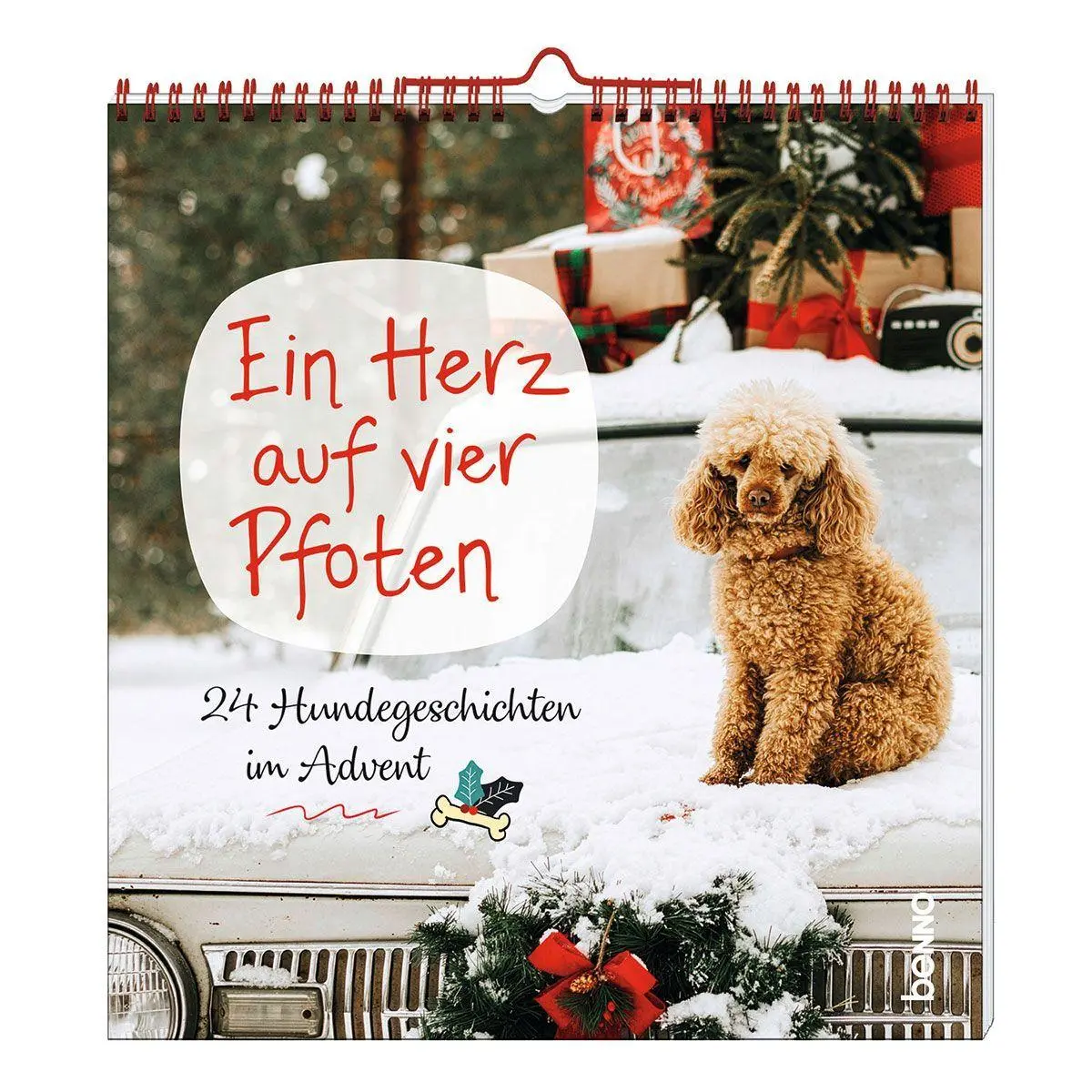 Cover: 9783746270814 | Ein Herz auf vier Pfoten | 24 Hundegeschichten im Advent | Wendler
