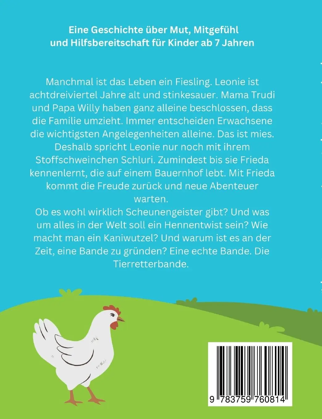 Rückseite: 9783759760814 | Leonie &amp; die Tierretterbande | Knuselland | Helena Kaesemann | Buch
