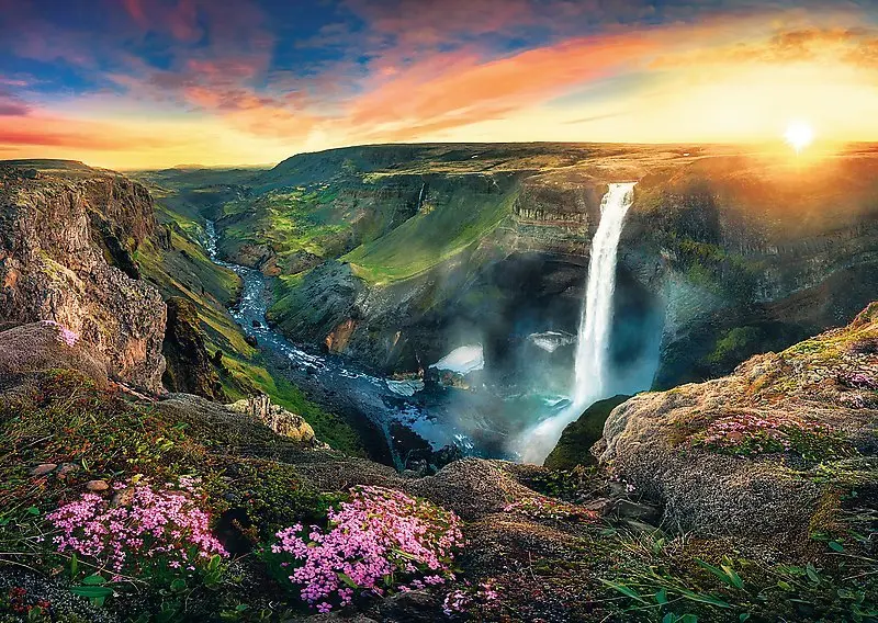 Bild: 5900511270914 | Haifoss Wasserfall (Puzzle) | Island | Spiel | In Spielebox | 27091