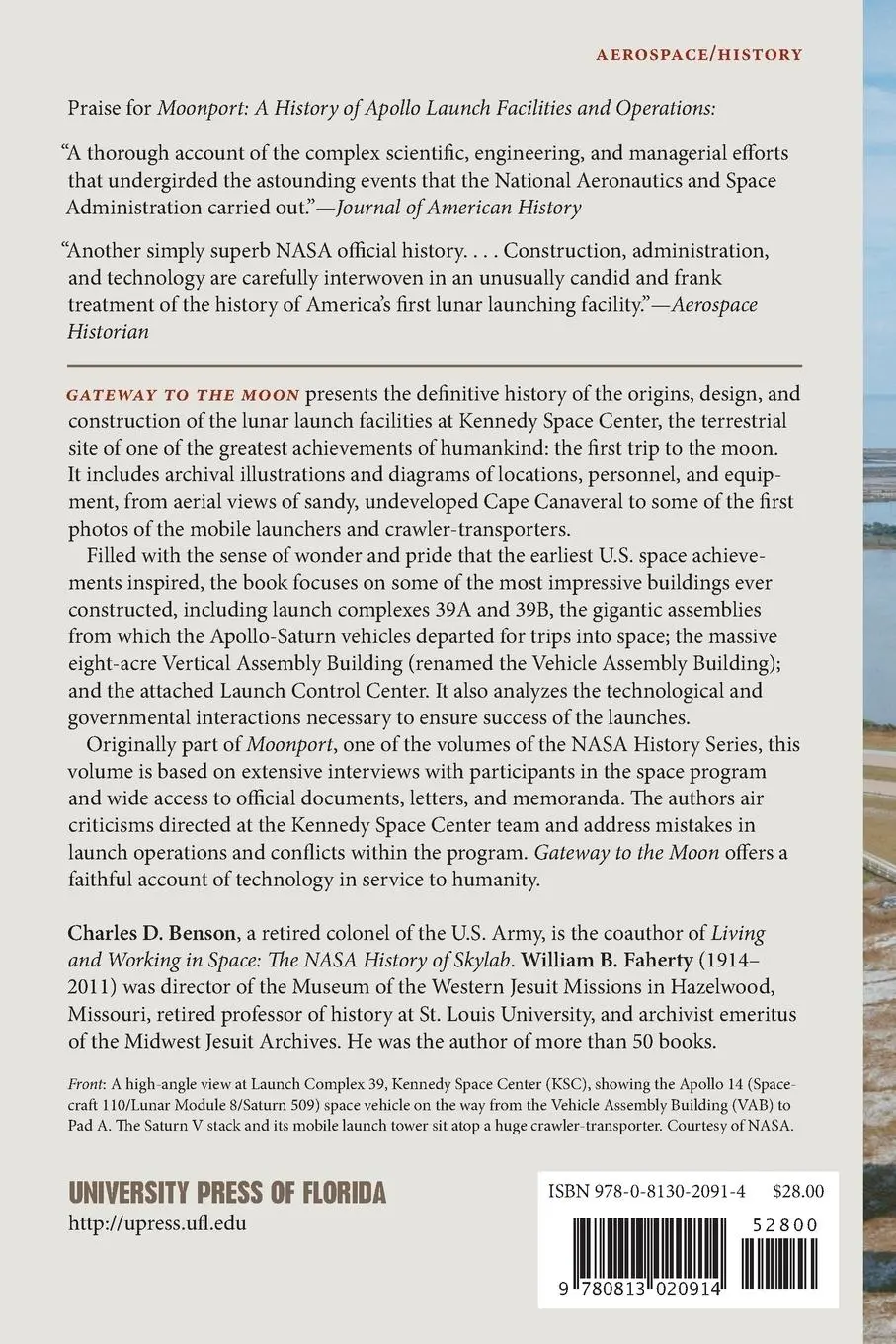 Rückseite: 9780813020914 | Gateway to the Moon | Building the Kennedy Space Center Launch Complex