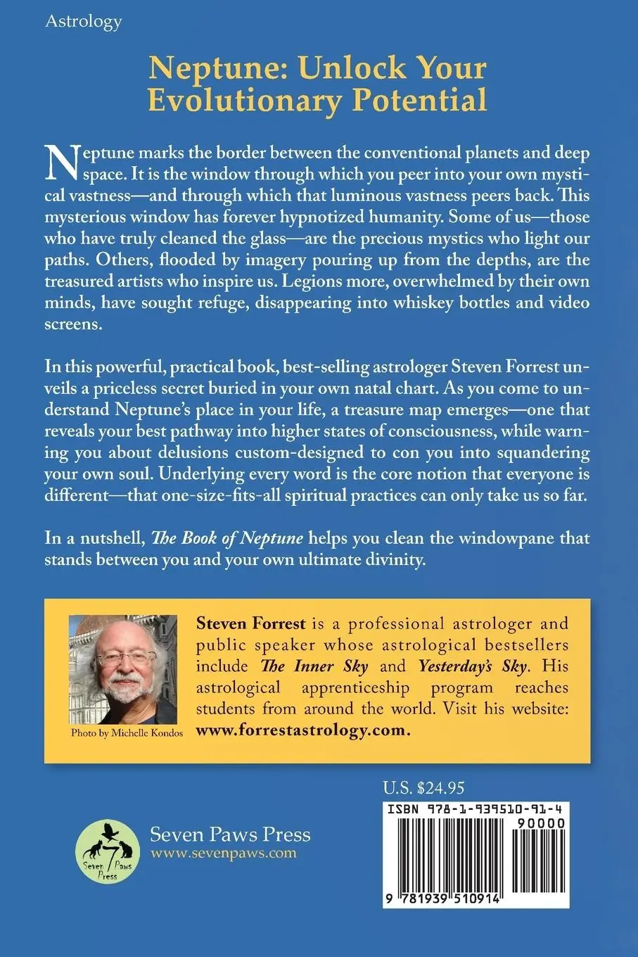 Rückseite: 9781939510914 | The Book of Neptune | Steven Forrest | Taschenbuch | Englisch | 2016