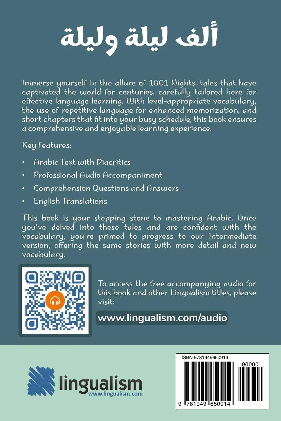 Rückseite: 9781949650914 | One Thousand and One Nights for Elementary Arabic Language Learners