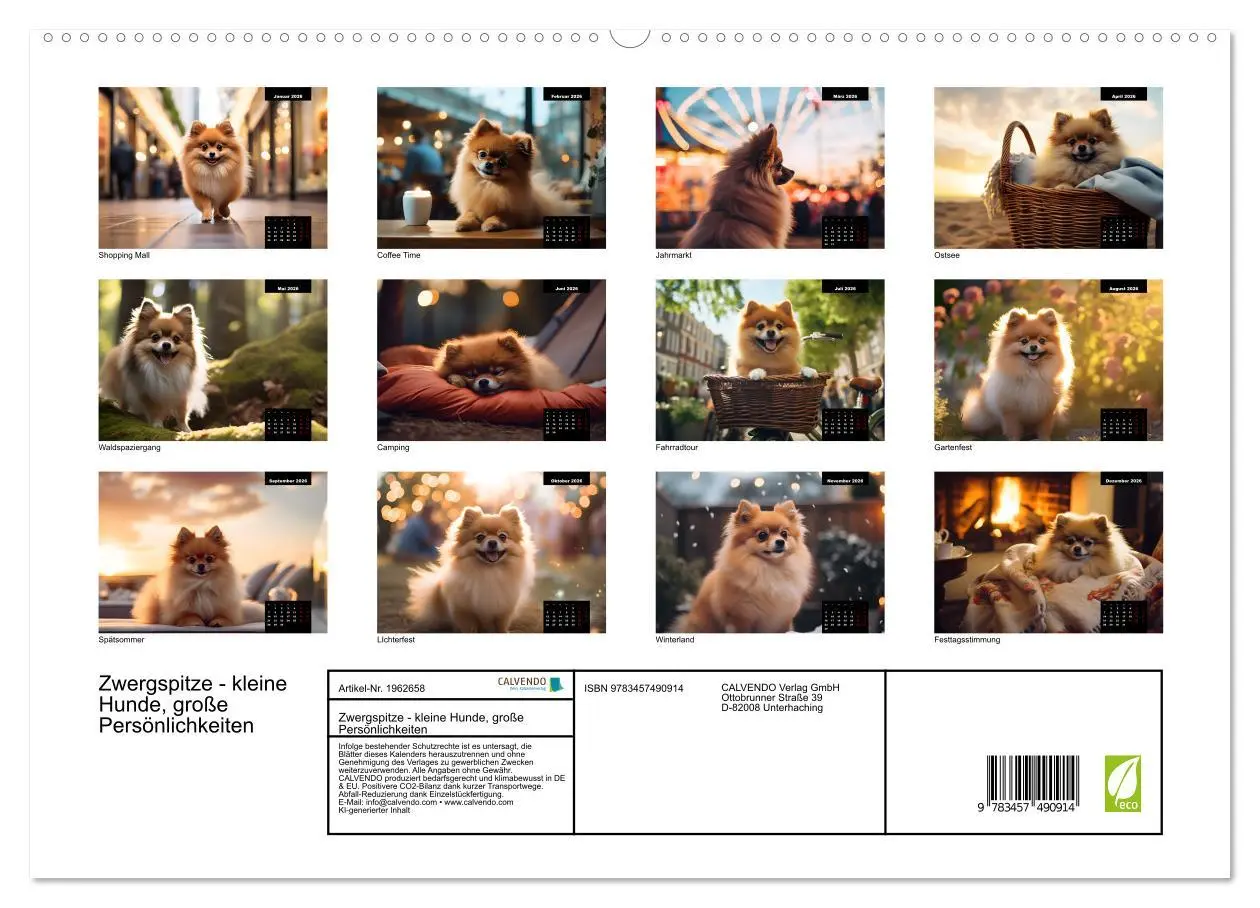 Bild: 9783457490914 | Zwergspitze - kleine Hunde, große Persönlichkeiten (hochwertiger...