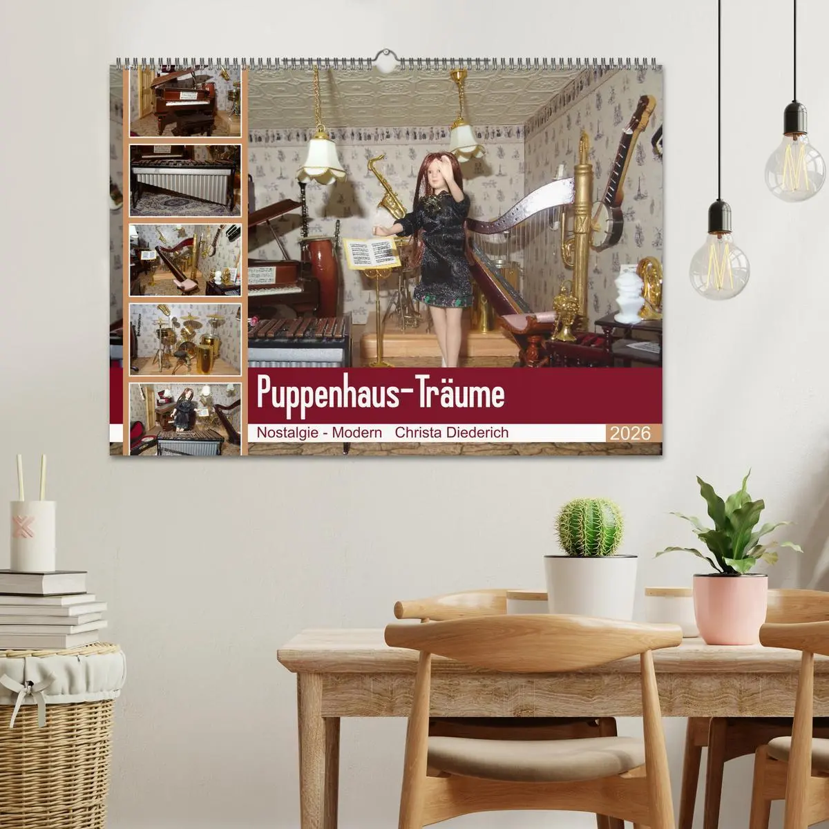 Bild: 9783457630914 | Puppenhaus-Träume (Wandkalender 2026 DIN A2 quer), CALVENDO...
