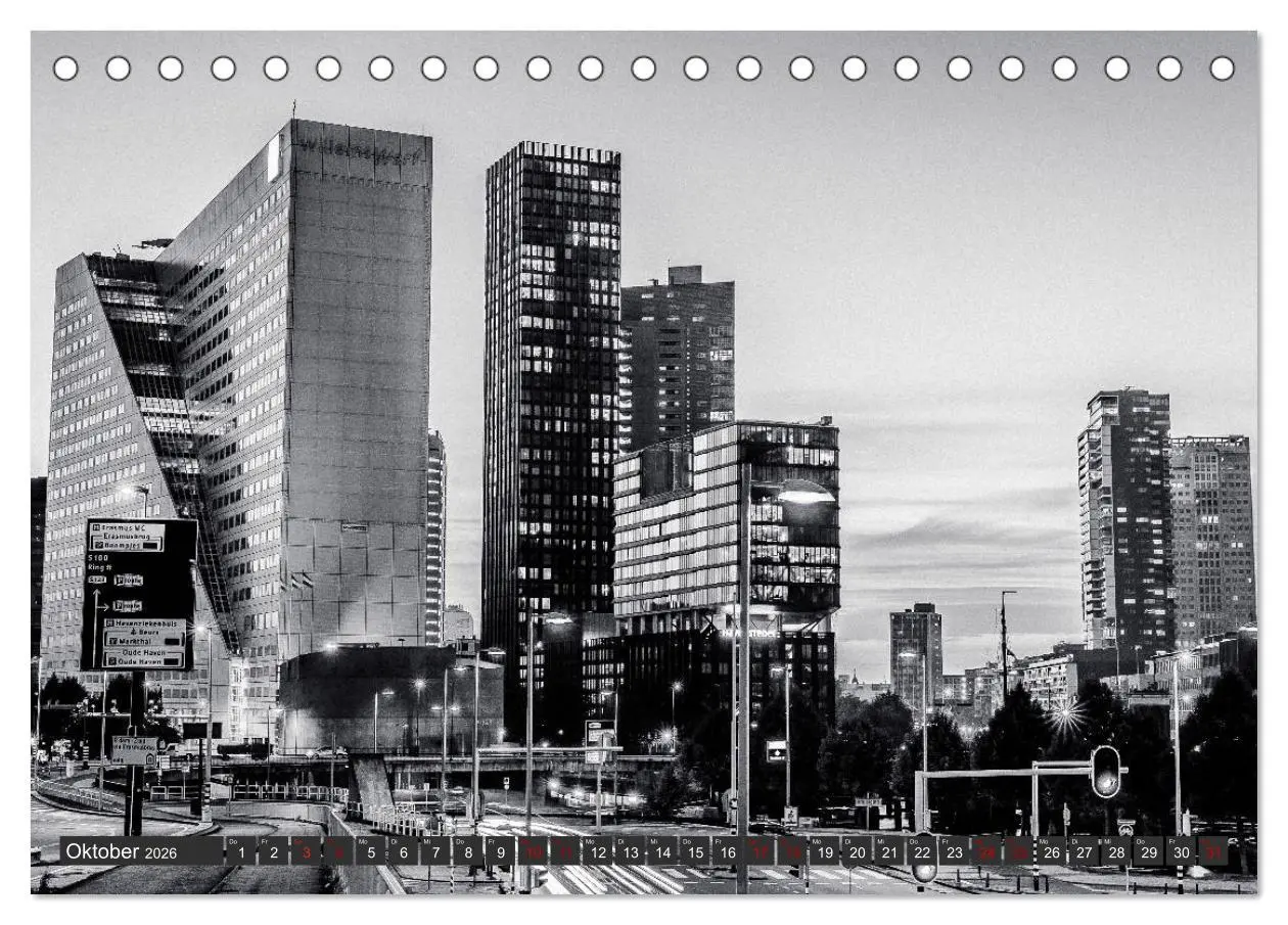 Bild: 9783457870914 | Ein Blick auf Rotterdam (Tischkalender 2026 DIN A5 quer), CALVENDO...