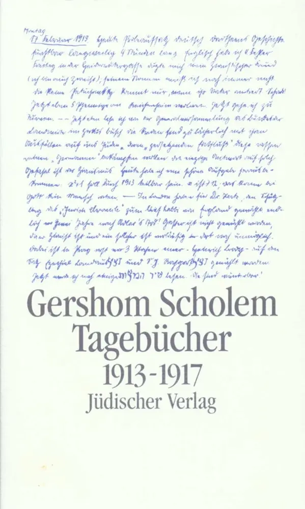 Cover: 9783633540914 | 1913-1917 | Gershom Scholem | Buch | 524 S. | Deutsch | 1995