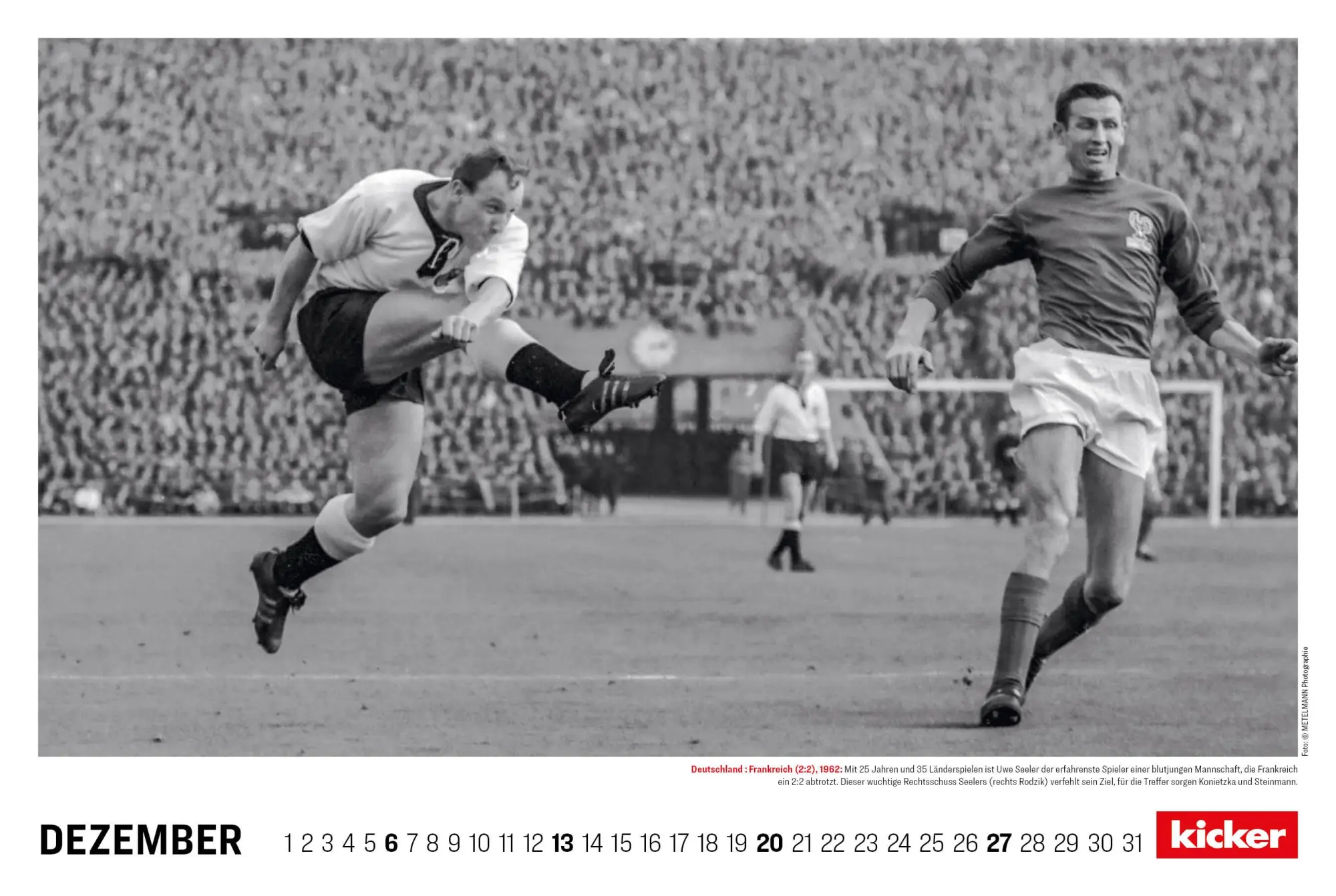 Bild: 9783667130914 | Legenden in schwarzweiß 2026 | Die deutsche Fußball-Nationalmannschaft