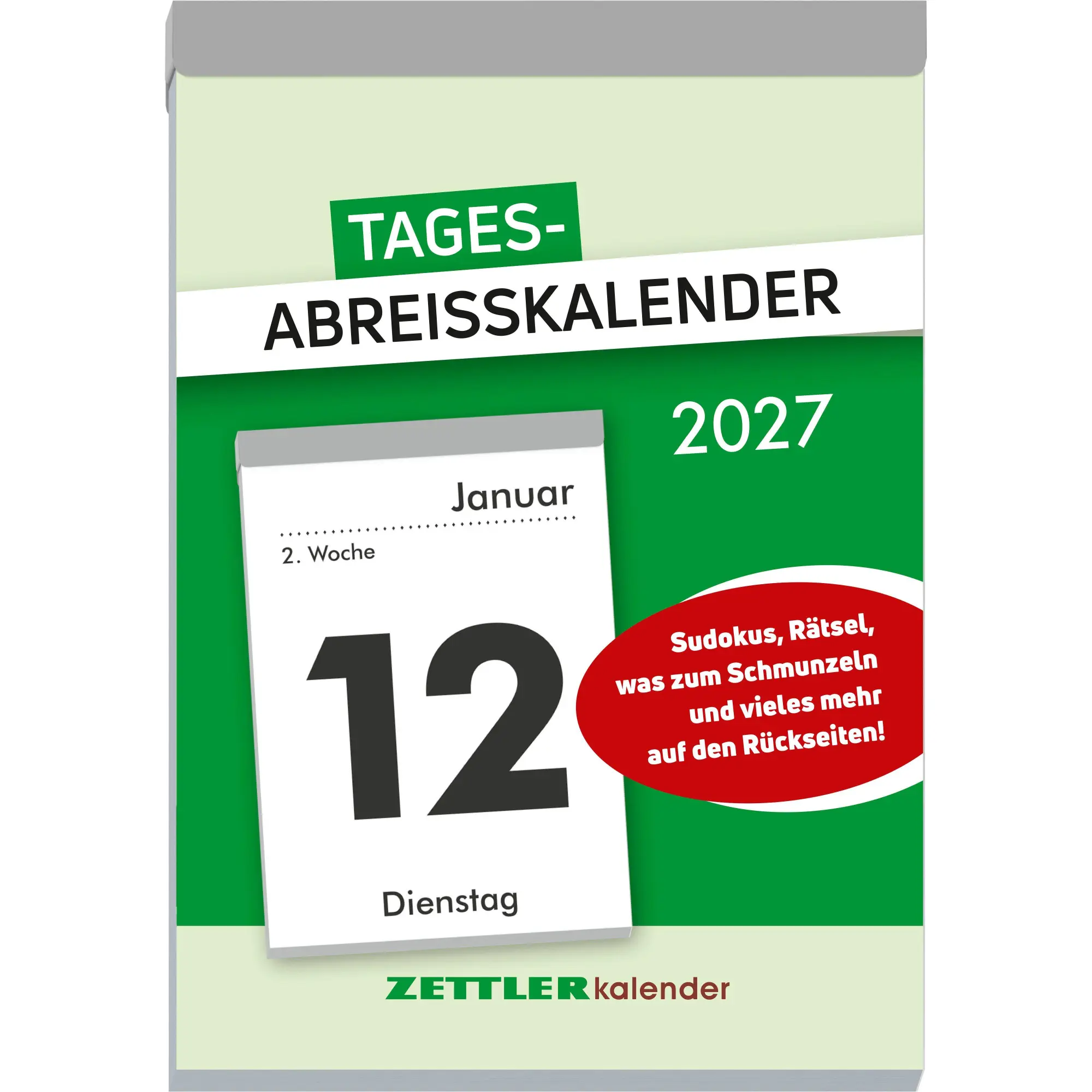 Cover: 4069095011014 | Tagesabreißkalender XXL 2027 | Neumann Verlage GmbH &amp; Co. KG | 367 S.