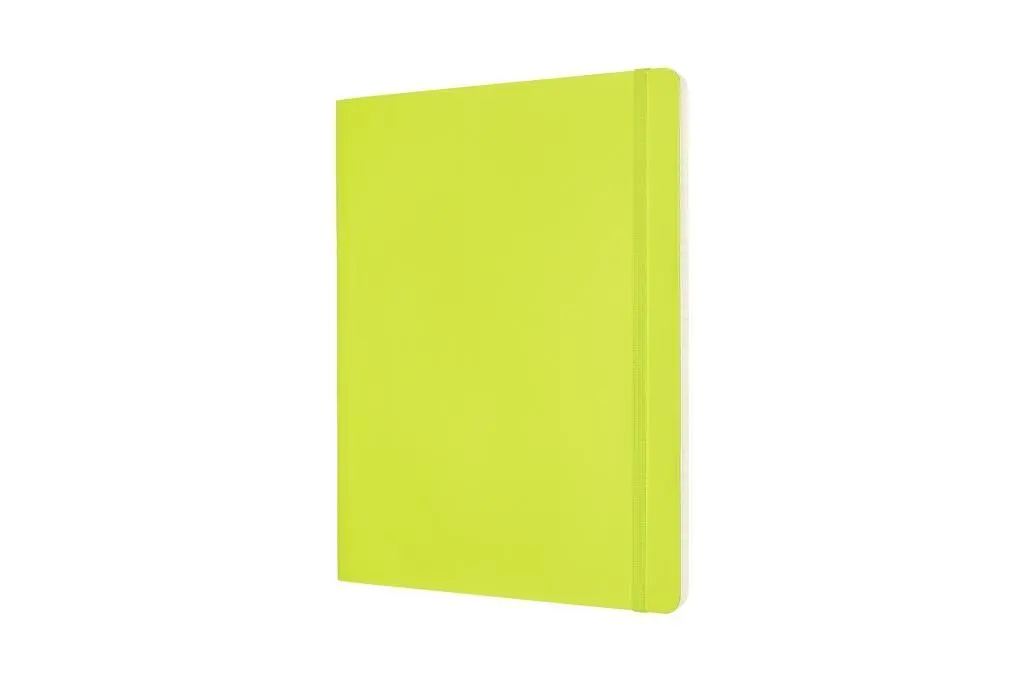Bild: 8056420851014 | Moleskine Notizbuch XL, Liniert, Weicher Einband, Limetten Grün | 2020