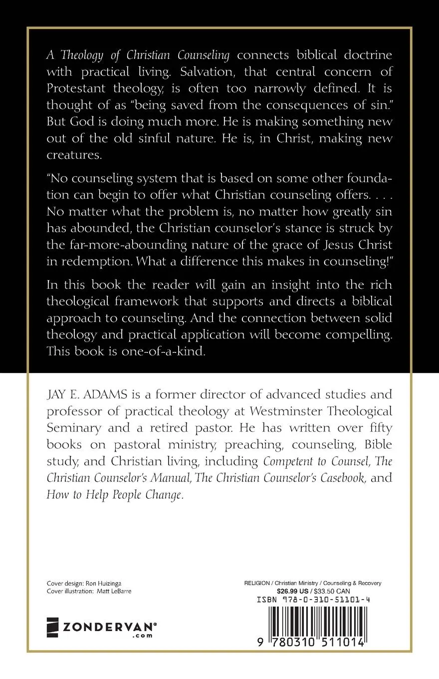 Rückseite: 9780310511014 | A Theology of Christian Counseling | More Than Redemption | Adams