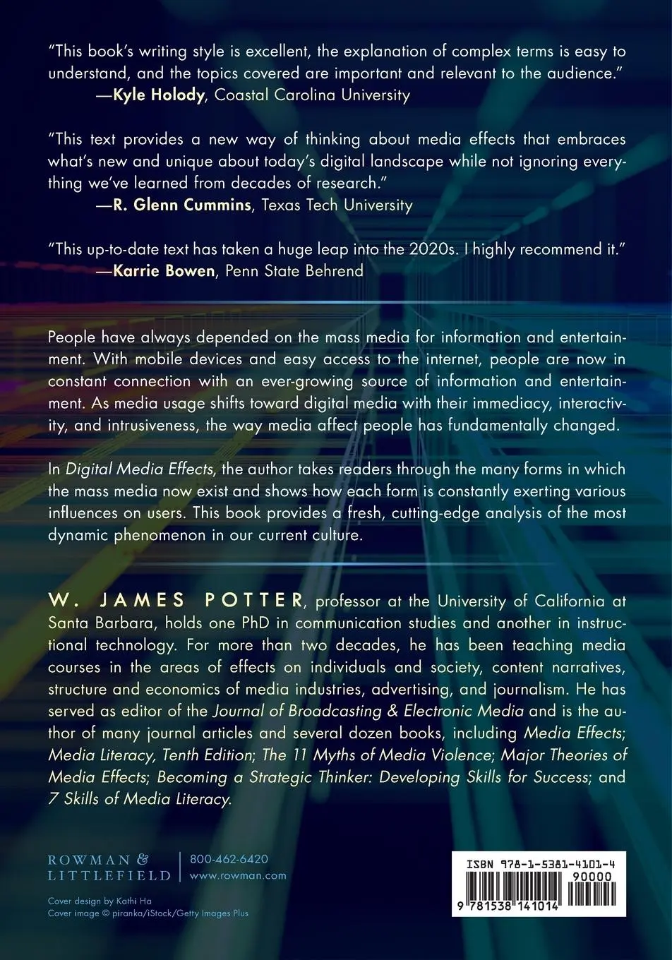 Rückseite: 9781538141014 | Digital Media Effects | W. James Potter | Taschenbuch | Englisch