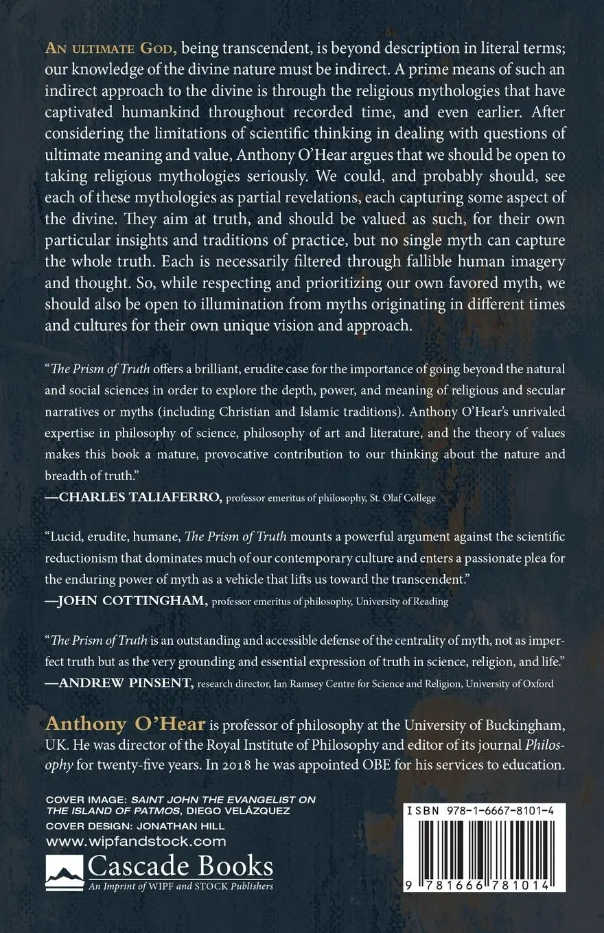 Rückseite: 9781666781014 | The Prism of Truth | Reflections on Myth | Anthony O'Hear | Buch